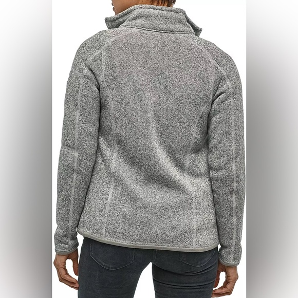 Patagonia Better Sweater Fleece Jacket Burch White Grey Size Small - Picture 13 of 14